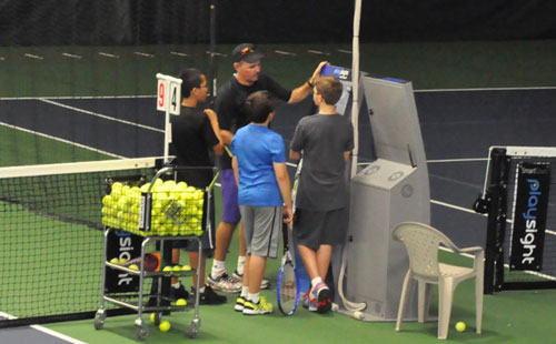 Mark coaching with SE Tennis